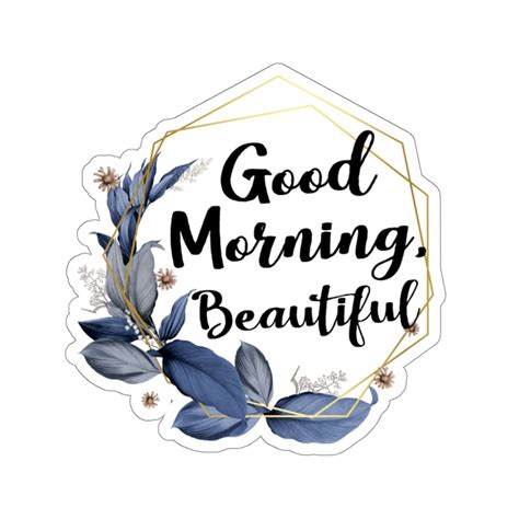 good morning sticker